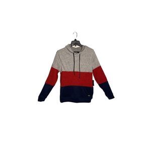 BKC Pullover Hoodie Color Knit Men’s Size Medium Blue, Red, Gray NWT
